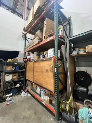 Pallet Racking With Assorted Contents