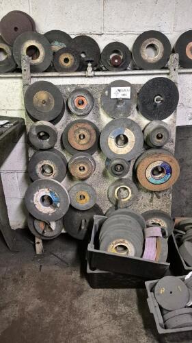 Large Assortment of Grinding Wheels