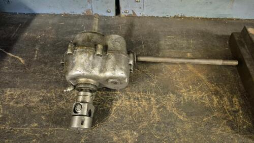 Emrick Model 3-B Right-Angle Gear Reducer With Universal Joint