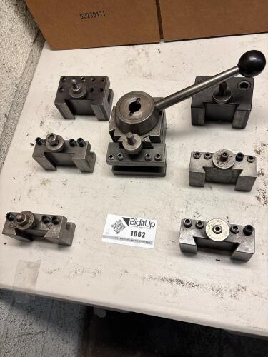 Aloris Quick Change Tool Post Holder Set
