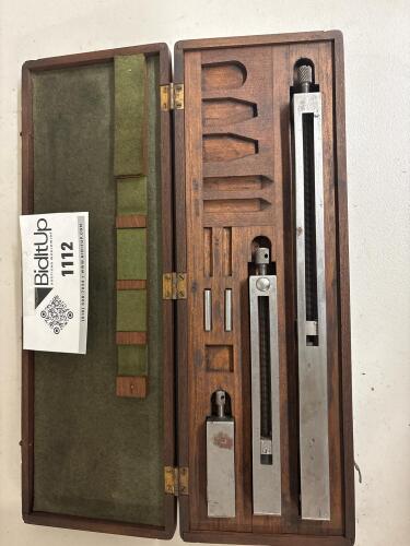 Adjustable Parallels Set In Wooden Case