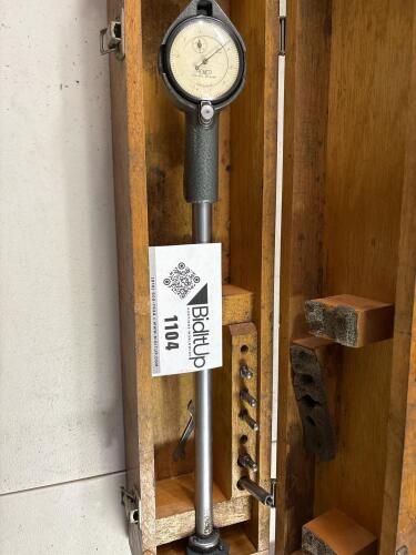Hemco Dial Bore Gauge Set In Wood Case