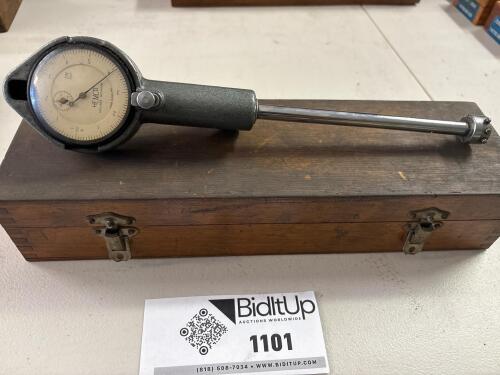 Hemco Model SBY Dial Bore Gage, 7/8"&ndash;1-3/8" With Case