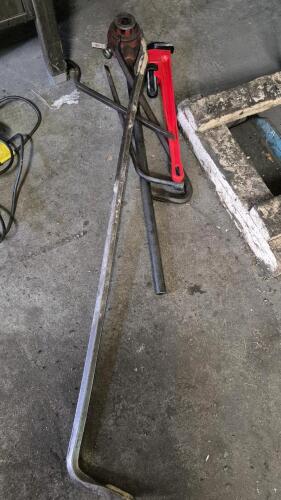 Assorted Pipe And Shop Tool