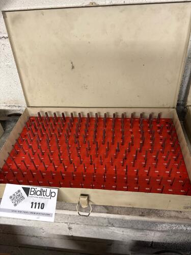 Pin Gage Set 0.061&ndash;0.250 Minus Series
