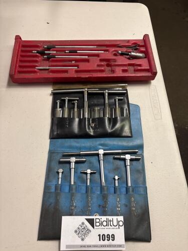 Inside Micrometer With Telescoping And Small-Hole Gauge Sets