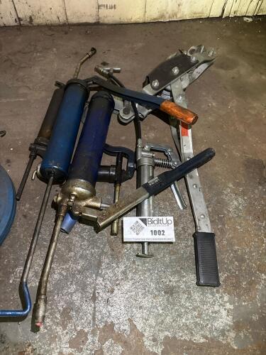 Lot of Grease Guns