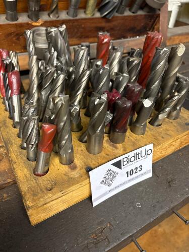 Lot of HSS and Carbide End Mills