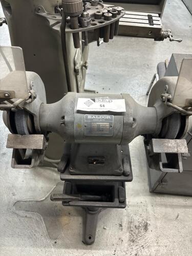 Baldor Industrial Grinder/Buffer &ndash; 1 HP, 1800 RPM