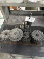 Assorted Side-And-Face And Slitting Milling Cutters On Arbors