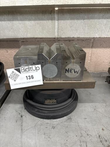 Precision V-Block Fixture On Magnetic Sine Plate