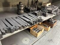 Metal Cabinet With Assorted Lathe Tooling And Workholding - 3
