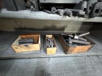 Metal Cabinet With Assorted Lathe Tooling And Workholding - 4
