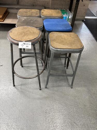 Lot of Shop Stools
