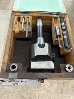 Adjustable Boring Head Set In Wooden Case - 4