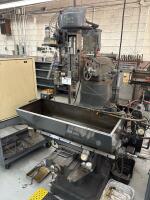 Bridgeport Vertical Head Custom Dual-Spindle Drilling/Tapping Fixture with Linear Slide and Coolant Pan - 2