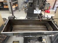 Bridgeport Vertical Head Custom Dual-Spindle Drilling/Tapping Fixture with Linear Slide and Coolant Pan - 7