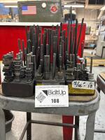 5/16-18 T-Slot Clamping Kit &mdash; Studs, Step Blocks, T-Nuts & Flange Nuts - 3