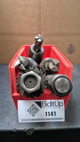 (5) Assorted Milling Tool Holders And Cutters