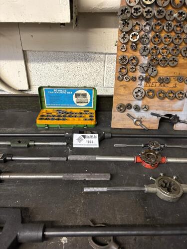 Tap and Die Sets With Wrenches and Holders
