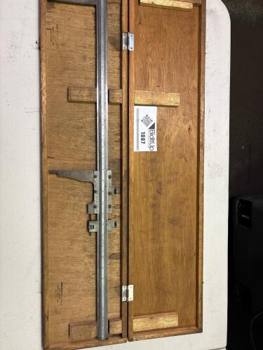 Vernier 24" Vernier Caliper In Fitted Wood Case