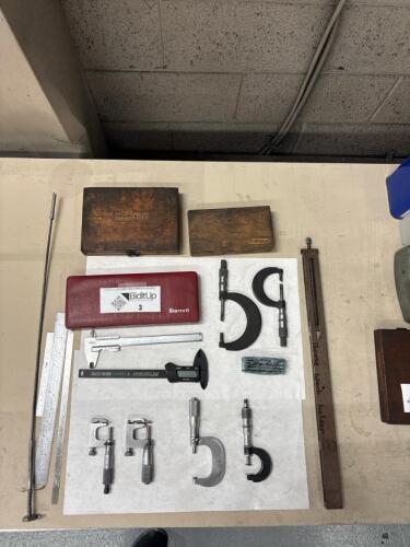 Assorted Precision Measuring Tools