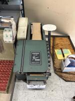 Marsh Manual Gummed Tape Dispenser Hand Taper + Cart And Contents - 2
