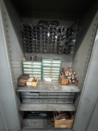 Sunnen Honing Mandrels, Stones, And Accessories Cabinet Lot