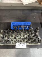 Assorted Milling And Drilling Cutters In Stand