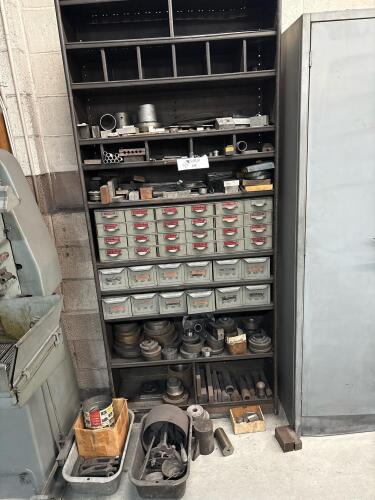 Industrial Hardware Cabinet With Stocked Bin Drawers