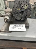 Manual Indexing Fixture With Perforated Faceplate And Tailstock On Base