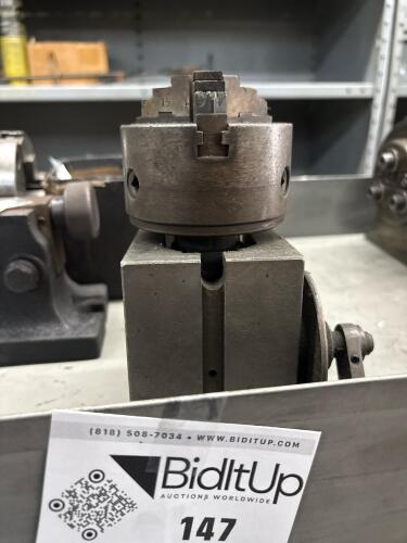 Indexing/Dividing Head With Union 3-Jaw Chuck And Index Plate