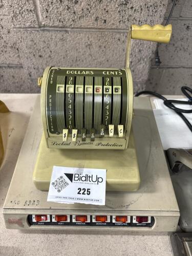 Paymaster Check Writer And Protector With Cover