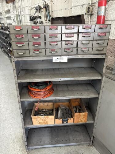 Steel Drawer Cabinet with Taps, Collets & Tooling