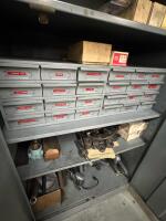Metal Cabinet With Small Parts Drawers, Electrical Components And Tooling - 3
