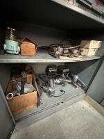 Metal Cabinet With Small Parts Drawers, Electrical Components And Tooling - 4