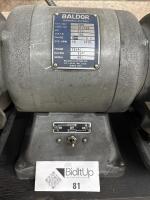 Baldor 1/2 HP Bench Grinder On Pedestal - 2