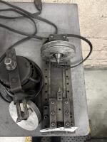 Abrasive Belt Polishing And Lapping Fixture Between Centers With Drive Motor - 2