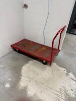 Lot of 5 Rolling Carts, Three Plastic & Two Metal - 3