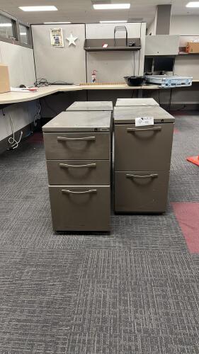 Lot of (4) Cabinets