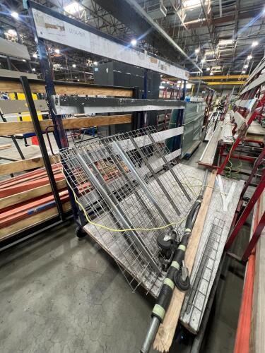 Rolling rack with contents