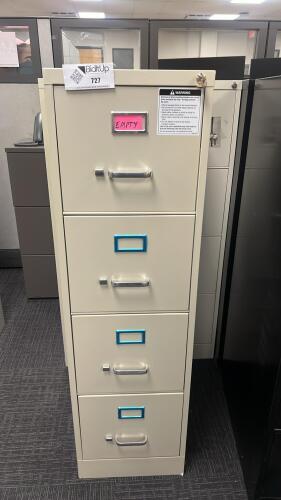 Lot of (3) Filing Cabinets