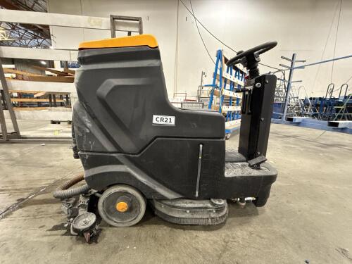 Crystal Floor Scrubber Ride On.