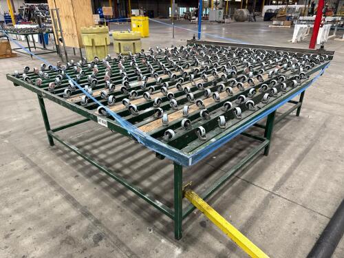 (2) Roller and Caster Tables