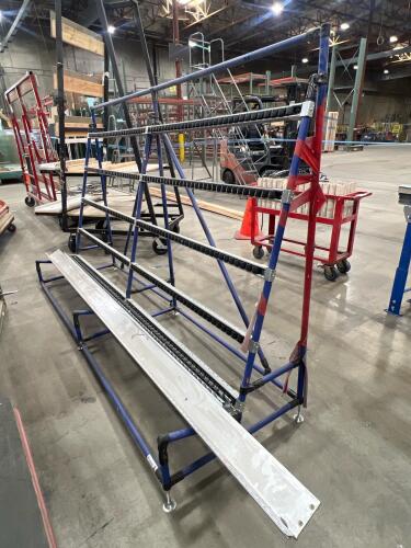 Industrial storage with rolling shelving