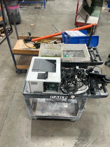 Assorted plastic/metal carts
