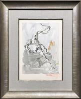 The Punishment of Vanni Fucci &ndash; Canto 24 &ndash; Inferno &ndash; by Salvador Dali