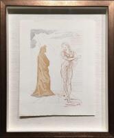 Reassurance &ndash; Canto 2 &ndash; Inferno &ndash; by Salvador Dali