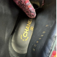 Chanel pink 2020 Interlocking CC Logo Combat Boots - 6