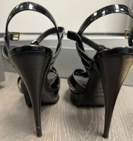 Saint Laurent Tribute Patent Platform Sandals - 6